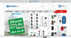 Desktop Screenshot of emsportslany.cz
