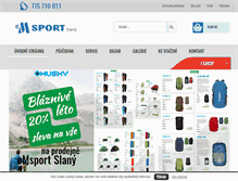 Tablet Screenshot of emsportslany.cz